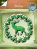 6002-2049/Joy! Crafts/���祤������ե�/������ȴ����/Christmas Border Hart ���ꥹ�ޥ� �������� �ȥʥ���