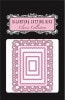 TSD008/ELLENTINA/�����ƥ�����/������ȴ����/SCALLOP RECTANGLE FRAME �������å� �쥯���󥰥� �ե졼��