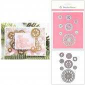 新品★再入荷★リーフ柄③エンボスフォルダー　カッティングダイ WonderHouse ワンダーハウス(オリジナル),ワンダーハウス/ダイ