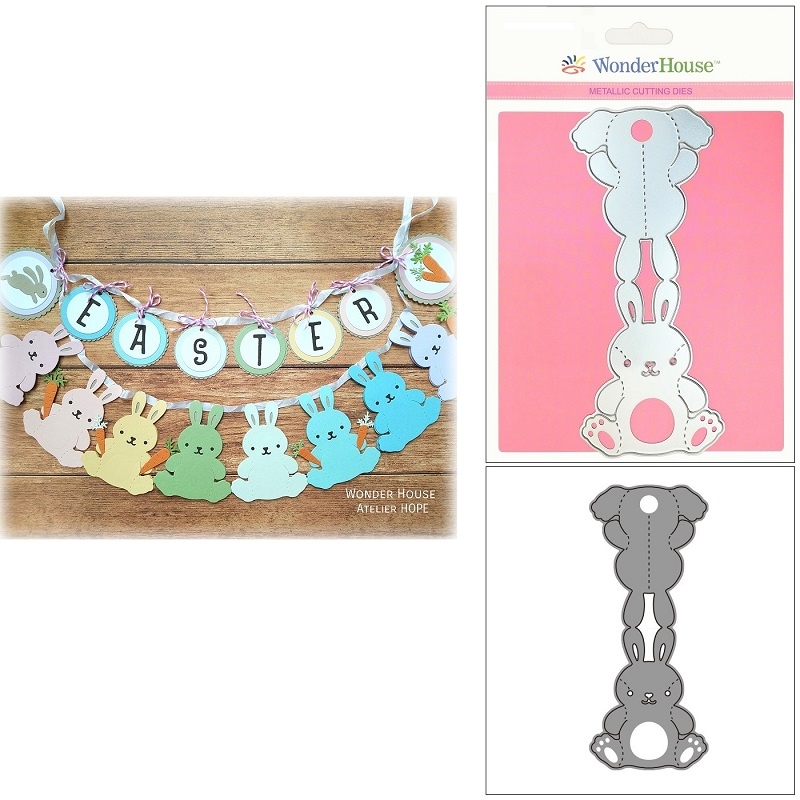 347/WonderHouse/ワンダーハウス/ダイ（抜型）/兎 うさぎ ウサギ