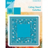 6002-0987/Joy! Crafts/祤ե/ȴ/Square Butterfly with frame Хե饤 ĳ  ե졼