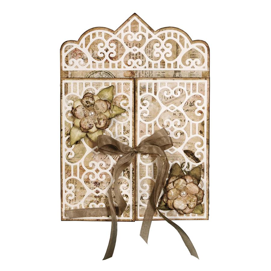 S6-126/Spellbinders/ڥХ/ȴ/Shapeabilities Double Heart Gatefold Etched Dies Timeless Heart Collection by Marisa 쥹ϡ 쥯