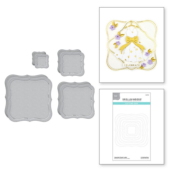 ��S4-1118��/Spellbinders/���ڥ�Х��������/������ȴ����/Essential Classic Label���ͥ��ƥ��󥰡��쥤�䡼���ͳѡ���������