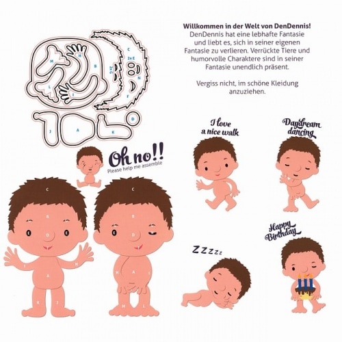 6002-3111/Joy! Crafts/���祤������ե�/������ȴ����/Dendennis Party Dendennis naked �ǥ˥� �ѡ��ƥ� �ˤλ� �Ϥ������