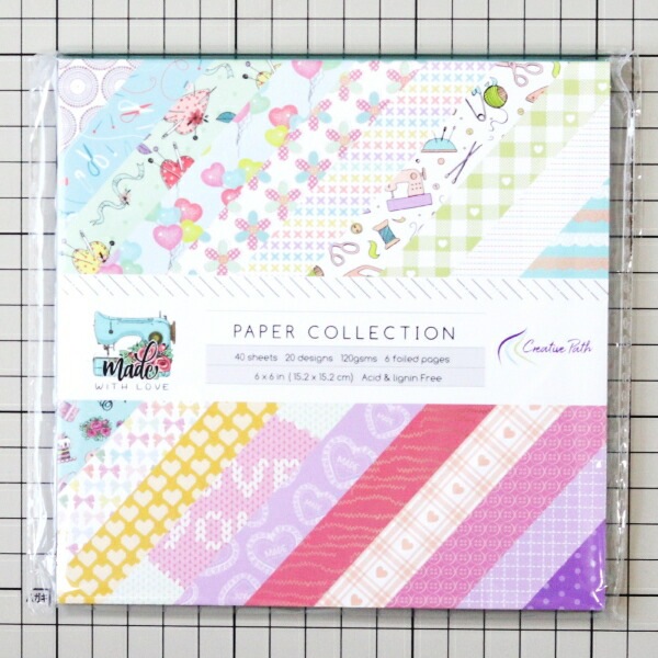 �ѥ�����ڡ��ѡ�/P802931 / made  with  love   �ڡ��ѡ����å� 40�����ꡡ6��6�����(��15���������)/ �����åɥե꡼/ �������ϥ���