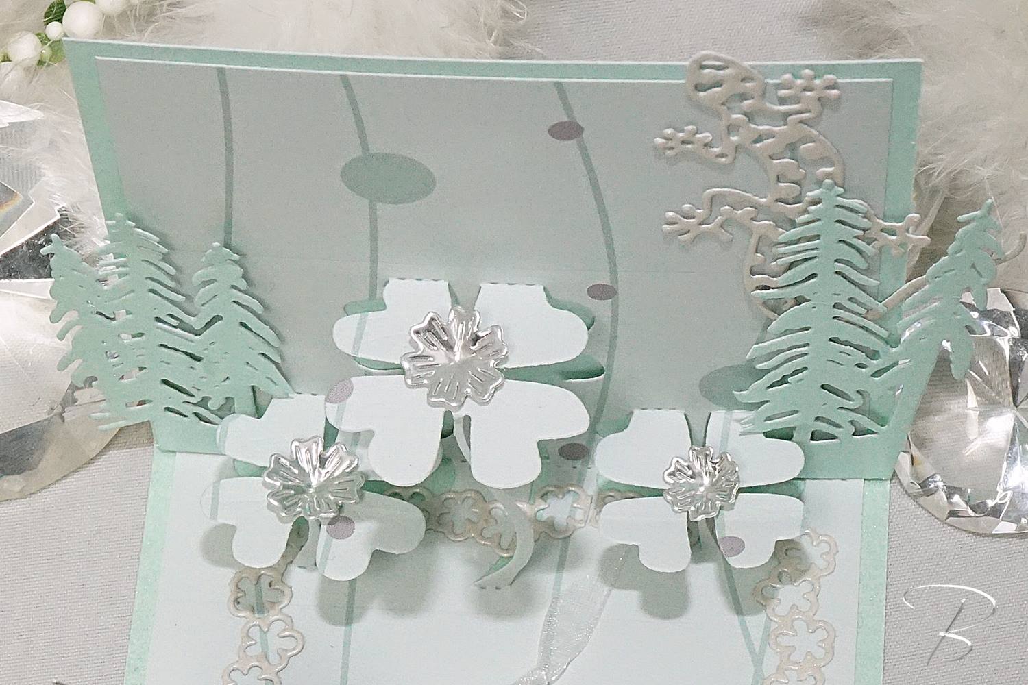 6003-2016/Joy! Crafts/���祤������ե�/������ȴ����/Pop up 3D 4 Leaf Clover ���� �������С�