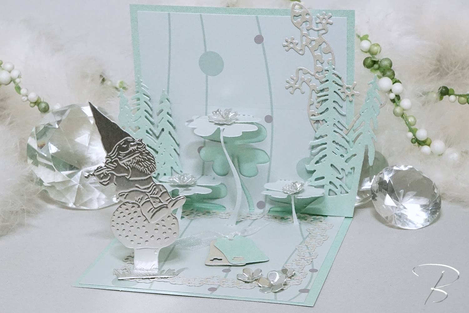 6003-2016/Joy! Crafts/���祤������ե�/������ȴ����/Pop up 3D 4 Leaf Clover ���� �������С�