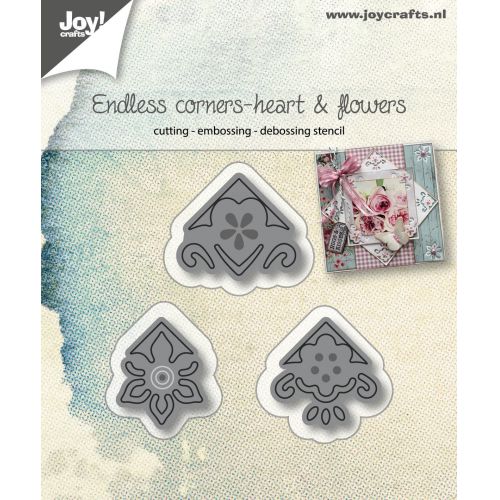 6002-1091/Joy! Crafts/祤ե/ȴ/Endless corner Heart and flowers ϡ  ե ʡ