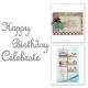 S3-264/Spellbinders/ڥХ/ȴ/SHAPEABILITIES SENTIMENTS ETCHED DIES FROM THE JOYOUS CELEBRATIONS COLLECTION Happy Birthday Celebrate ƥ