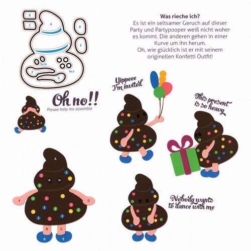 6002-3117/Joy! Crafts/祤ե/ȴ/Dendennis Party Party pooper ǥ˥ ѡƥ 