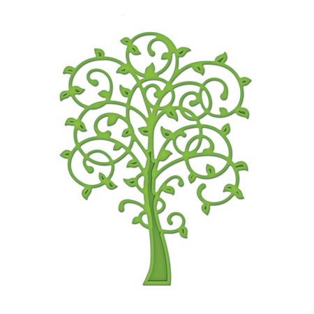 S2-008/Spellbinders/ڥХ/ȴ/Die D-Lites Whimsical Tree Etched Dies ʤ䤫