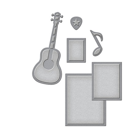 S2-210/Spellbinders/���ڥ�Х��������/������ȴ����/Die D-Lites Sing It Loud 3 Etched Dies ���å� ����3