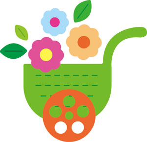 N50-035/WonderHouse/�������ϥ���/������ȴ����/flower basket �֥���