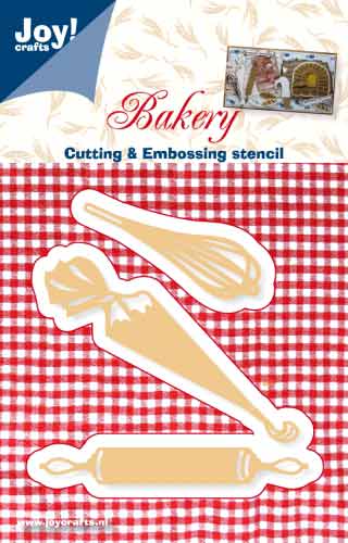 6002-0307/Joy! Crafts/���祤������ե�/������ȴ����/Beater, pastry bag and rolling pin �ѥ� ˢΩ�ƴ� �ʤ��� �Τ���