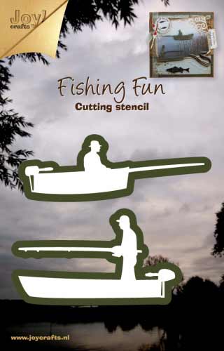 6002-0335/Joy! Crafts/���祤������ե�/������ȴ����/Fisher in boat ���