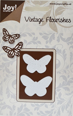 6003-0033/Joy! Crafts/���祤������ե�/���ݥ󥸥�����ȴ����/2 Butterflies ĳ<br>�����ա��򤤥��ݥ���ʬ���������������Ѳ�������