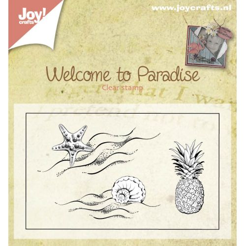 6410-0397/Joy! Crafts/���祤������ե�/���ꥢ�������/Welcome to paradise - pineapple + schell