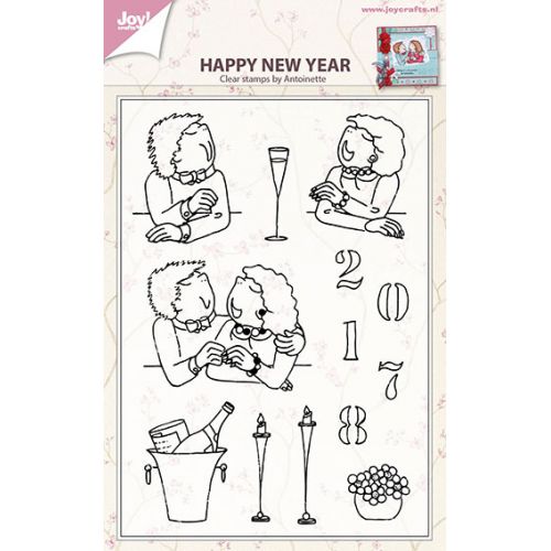 6410-0432/Joy! Crafts/祤ե/ꥢ/Happy newyear by Antoinette