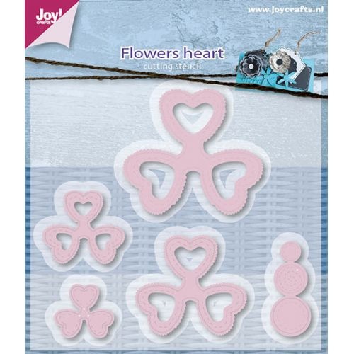 6002-0597/Joy! Crafts/���祤������ե�/������ȴ����/Mery's Flowers heart �� �ϡ���