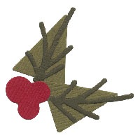 Q2055-KS0979/QuicKutz/åå/ȴ/22 Double Die/holly and berry Ҥ餮 ɢ ҥ饮<br>ա򤤥ݥʬѲ