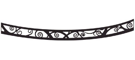 Q6106-CCBDR050/QuicKutz/�����å����å�/������ȴ����/12inch Cookie Cutter/Border Die/border-spooky scroll ���ס����� �ܡ����� �ڥ᡼�����Բġ�<br>�����ա��򤤥��ݥ���ʬ���������������Ѳ�������