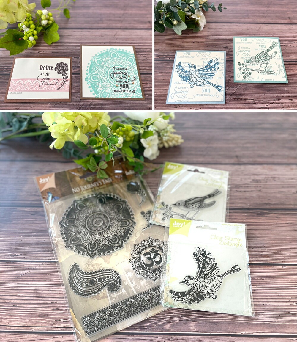 6410-0346/Joy! Crafts/���祤������ե�/���ꥢ�������/Zentangle bird