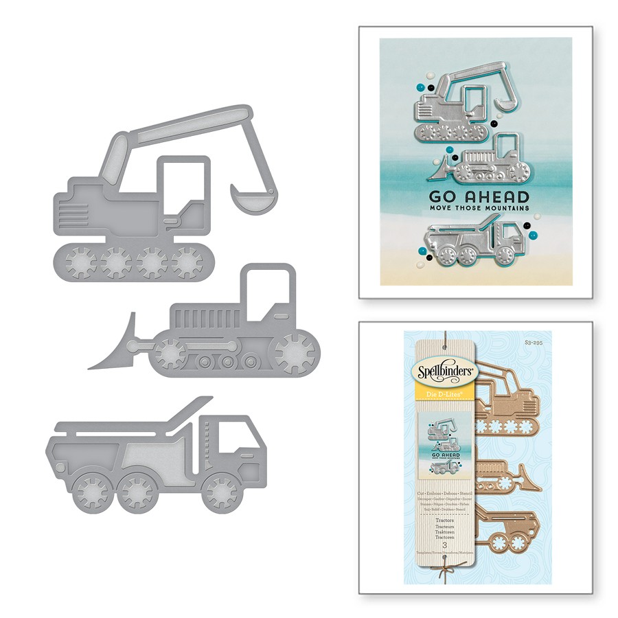 S3-295/Spellbinders/���ڥ�Х��������/������ȴ����/Die D-Lites Tractors Etched Dies �ȥ饯���� ���å�