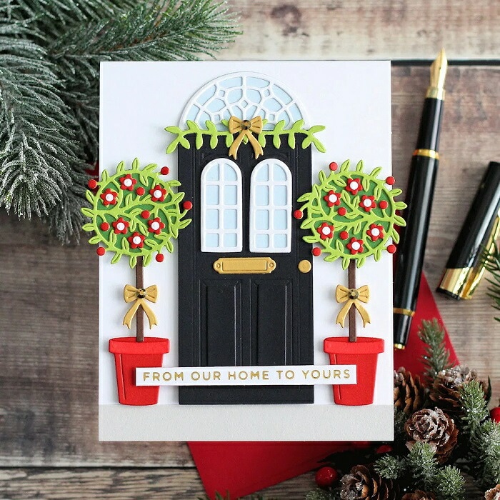 ��S3-414��/Spellbinders/���ڥ�Х��������/������ȴ����/ Open House Topiary ȭ�������֡���ܥ�