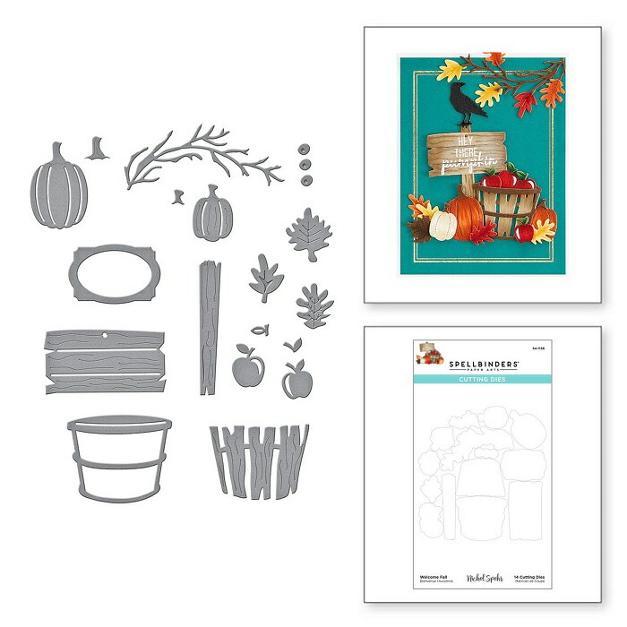 ��S4-1136��/Spellbinders/���ڥ�Х��������/������ȴ����/ Welcome Fall�����ܤ��㡡�����դäѡ���󤴡�Ω�ƻ���î����