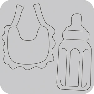 N42-123/WonderHouse/ϥ/ȴ/baby bottle bib ۤˤ夦Ӥ 줫 Ӯ ߥ륯 