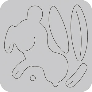 N50-011/WonderHouse/ϥ/ȴ/rabbit bunny   