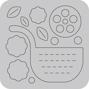 N50-035/WonderHouse/�������ϥ���/������ȴ����/flower basket �֥���