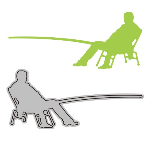 6002-0153/Joy! Crafts/���祤������ե�/���ݥ󥸥�����ȴ����/Fisherman sitting ���<br>�����ա��򤤥��ݥ���ʬ���������������Ѳ�������