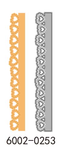 6002-0253/Joy! Crafts/���祤������ե�/������ȴ����/Border with hearts �ϡ��� �ܡ�����