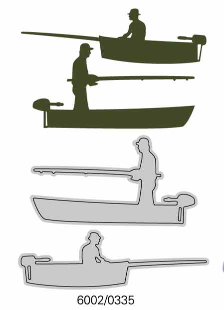 6002-0335/Joy! Crafts/���祤������ե�/������ȴ����/Fisher in boat ���