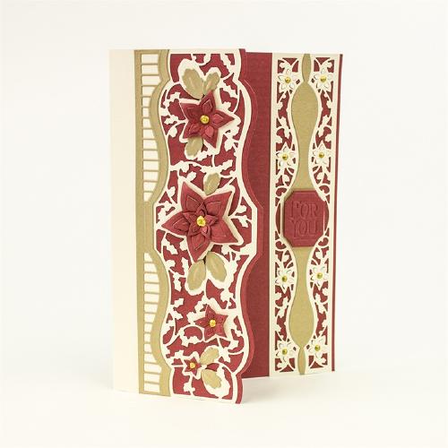 1094E/Tonic Studios/�ȥ˥å�����������/������ȴ����/Christmas Strips Ponsettia ���ꥹ�ޥ� �饤�� �ݥ��󥻥���