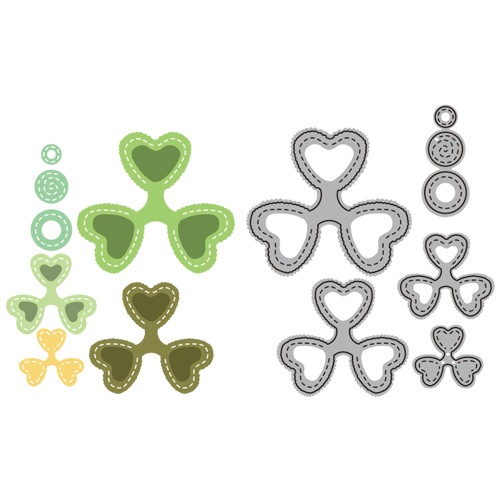 6002-0597/Joy! Crafts/���祤������ե�/������ȴ����/Mery's Flowers heart �� �ϡ���