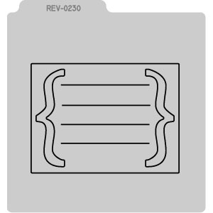 Q4056-REV0230S/QuicKutz/åå/ȴ/44 Single Die/jounaling block(bracket) ե졼<br>ա򤤥ݥʬѲ