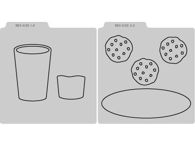Q5003-REV0130D/QuicKutz/�����å����å�/������ȴ����/4��4 Double Die/cookies��milk ���å��� �ߥ륯<br>�����ա��򤤥��ݥ���ʬ���������������Ѳ�������