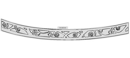 Q6106-CCBDR050/QuicKutz/�����å����å�/������ȴ����/12inch Cookie Cutter/Border Die/border-spooky scroll ���ס����� �ܡ����� �ڥ᡼�����Բġ�<br>�����ա��򤤥��ݥ���ʬ���������������Ѳ�������