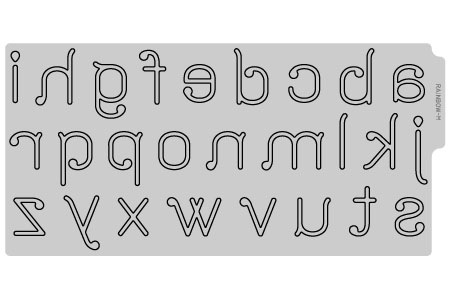 Q9025/QuicKutz/�����å����å�/������ȴ����/Raindrop Mini Alphabet Set/��ũ �ե���� ����ե��٥å� 4X8<br>�����ա��򤤥��ݥ���ʬ���������������Ѳ�������