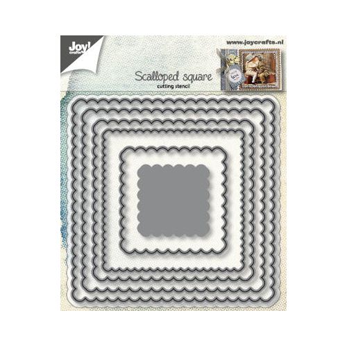 ��6002-1301��/Joy! Crafts/���祤������ե�/������ȴ����/Scalloped square ������åץ�������