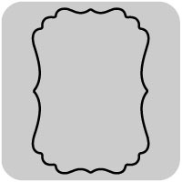 N42-352/WonderHouse/ϥ/ȴ/ornate rectangle ͳ label ٥