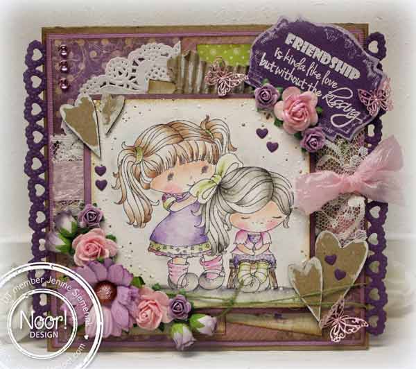 6002-0253/Joy! Crafts/���祤������ե�/������ȴ����/Border with hearts �ϡ��� �ܡ�����