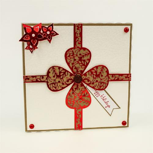 1092E/Tonic Studios/�ȥ˥å�����������/������ȴ����/Christmas Strips Bow ���ꥹ�ޥ� �饤�� ��ܥ�