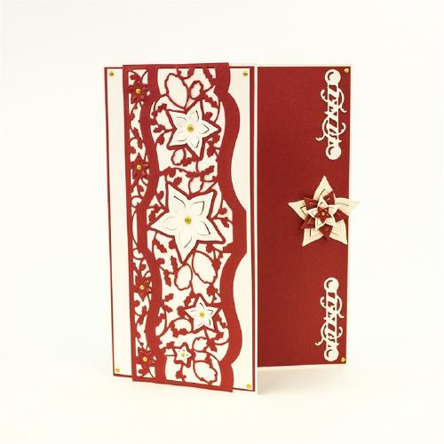 1094E/Tonic Studios/�ȥ˥å�����������/������ȴ����/Christmas Strips Ponsettia ���ꥹ�ޥ� �饤�� �ݥ��󥻥���