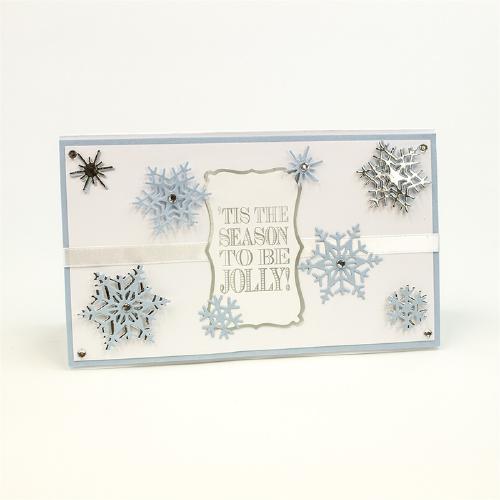 1095E /�ȥ˥å�����������/������ȴ����/Christmas Strips Snowflake ���ꥹ�ޥ� �饤�� ��η뾽  �Ρ�����ɥܡ�����