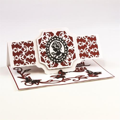 23E/Tonic Studios/ȥ˥å/ȴ/Idyllics Embossing Folder Delicate Drape ܥեå