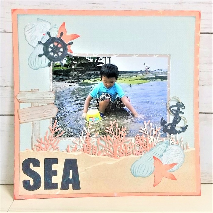6002-0418/Joy! Crafts/���祤������ե�/������ȴ����/Seashore ���� �� ������ �� �⤭�� �ޥ��
