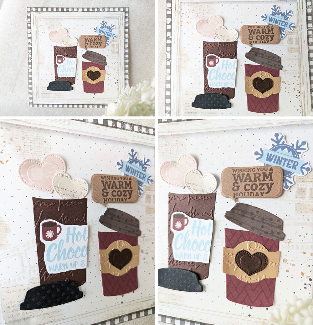 ��S4-1269 �� /���ڥ�Х��������/������ȴ����/coffee or Tea Etched Dies �����ҡ������㡡����֥顼���楳�å�